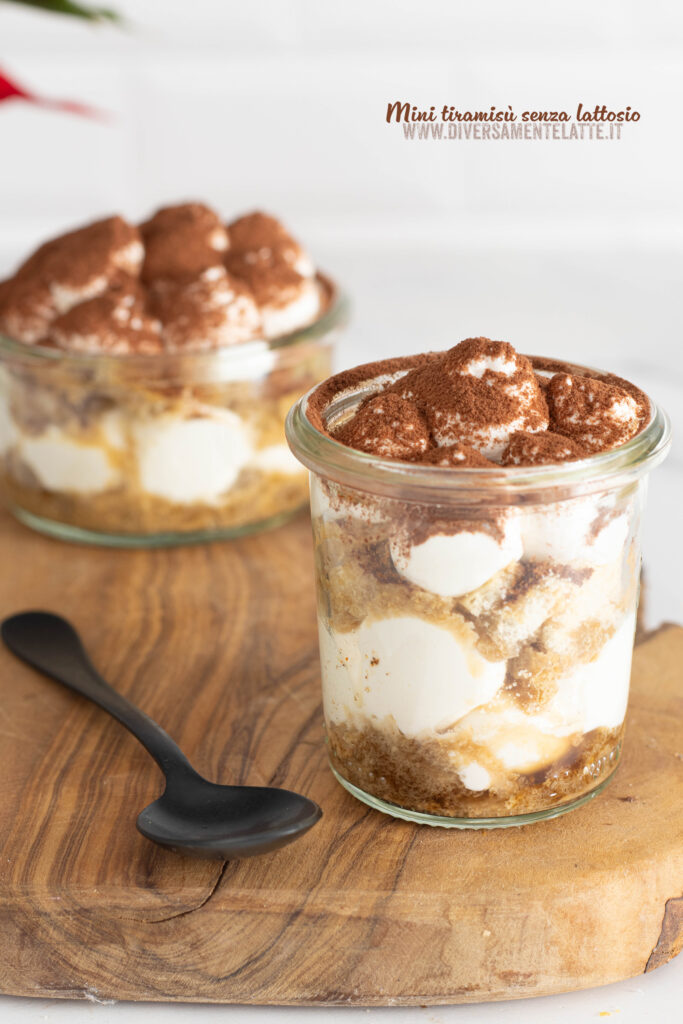 mini tiramisu senza lattosio