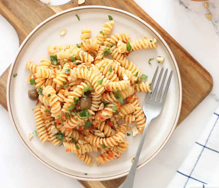 diversamentelatte insalata di pasta fredda