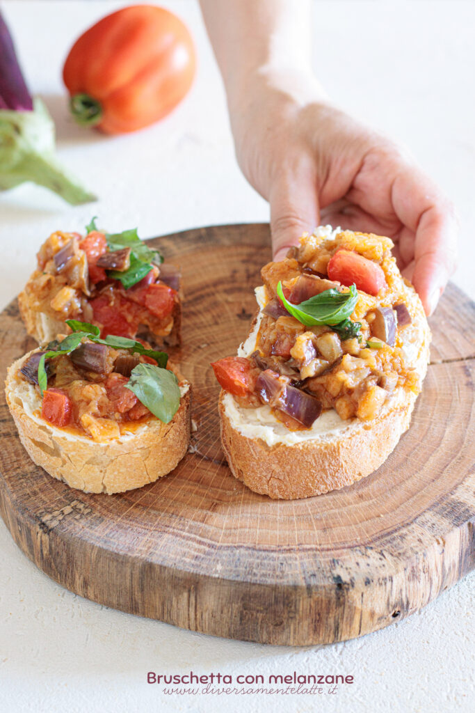bruschetta con melanzane