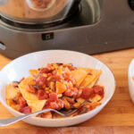 diversamentelatte pasta con sugo di cardoncelli