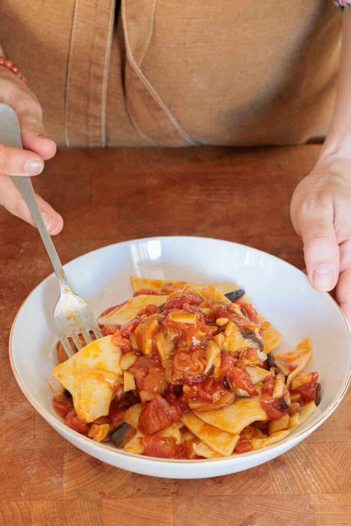 pasta fresca all'uovo fatta in casa