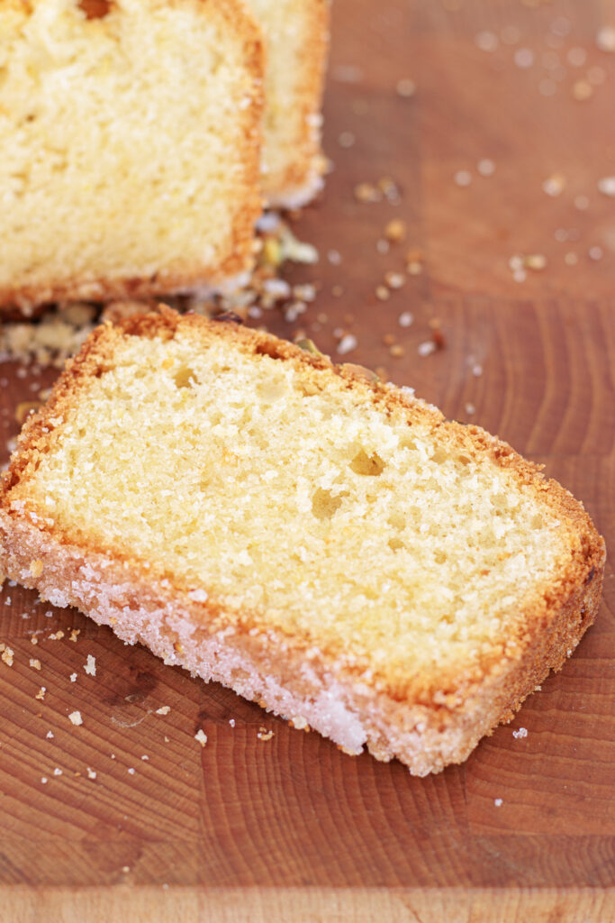 plumcake al limone preparato con il cooking chef