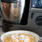 risotto alla zucca nel cooking chef